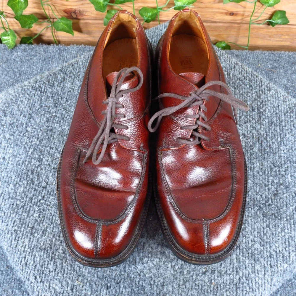 Cole Haan Flex Comfort Mens Split Toe‎ Derby Shoes Sz 8.5 Business Brown Leather